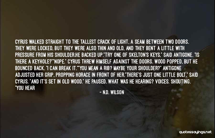 Bounced Quotes By N.D. Wilson Bounced Quotes By N.D. Wilson
