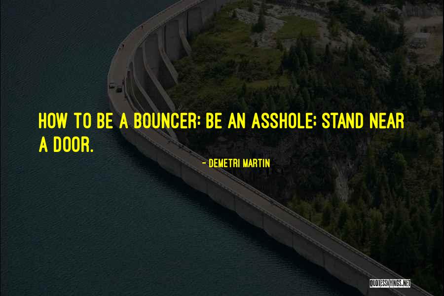 Bouncer Quotes By Demetri Martin Bouncer Quotes By Demetri Martin