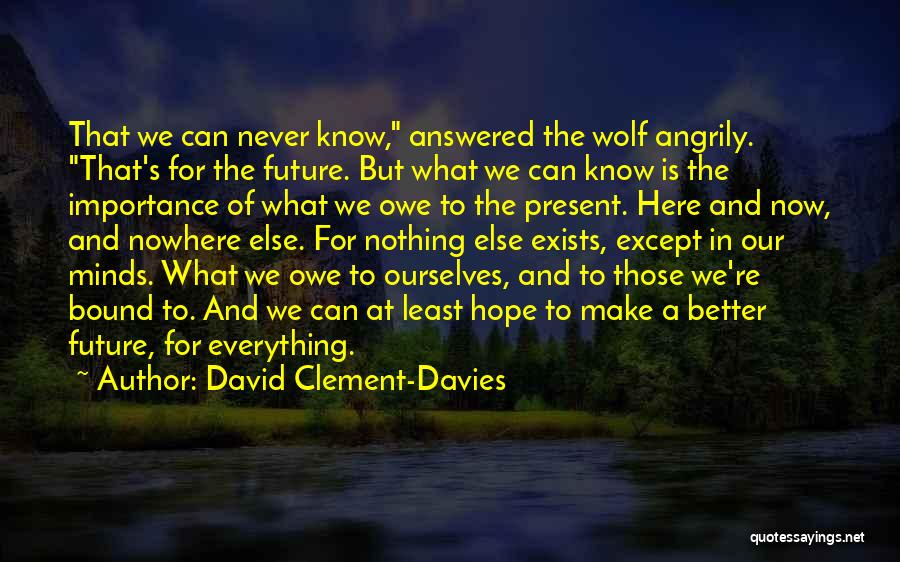 Bound Quotes By David Clement-Davies