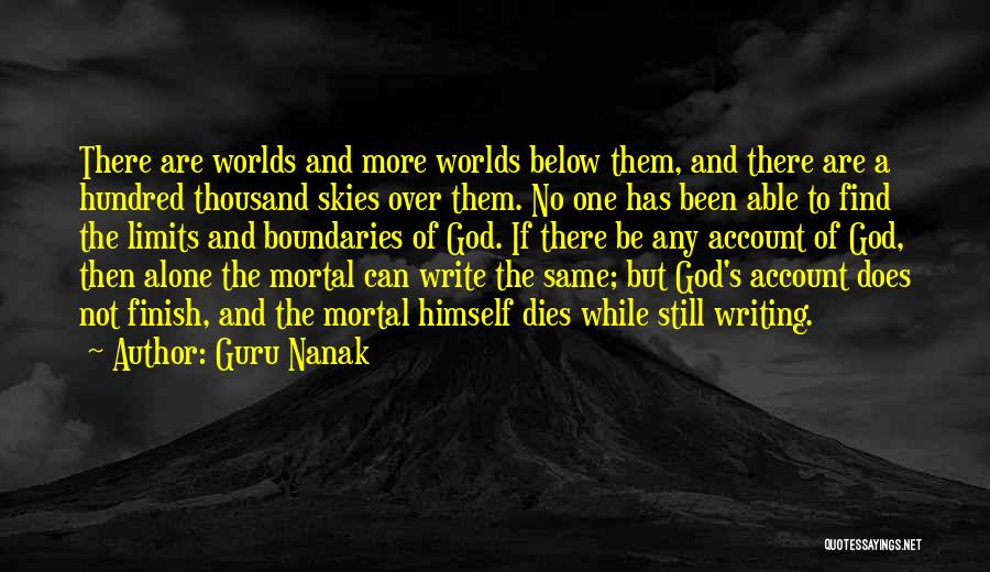 Boundaries And Limits Quotes By Guru Nanak