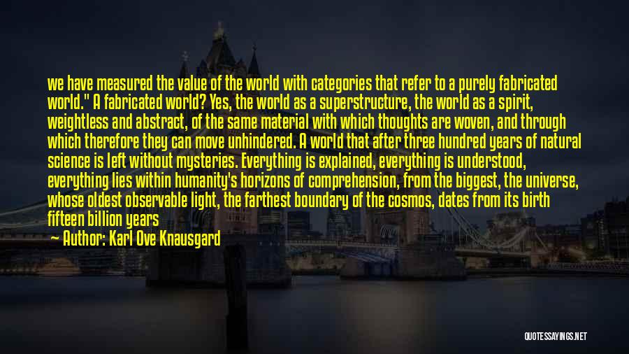 Boundary Quotes By Karl Ove Knausgard