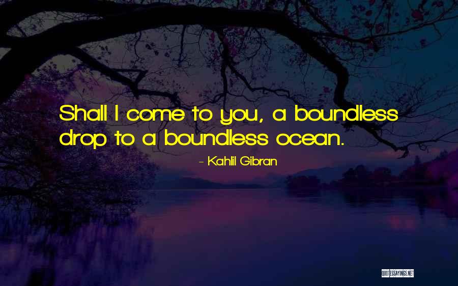 Boundless Sea Quotes By Kahlil Gibran