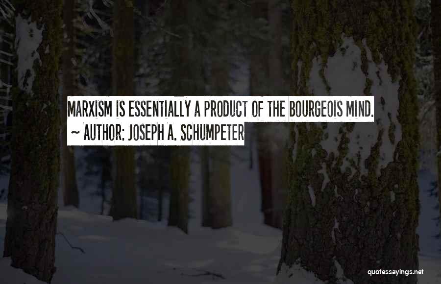 Bourgeois Quotes By Joseph A. Schumpeter