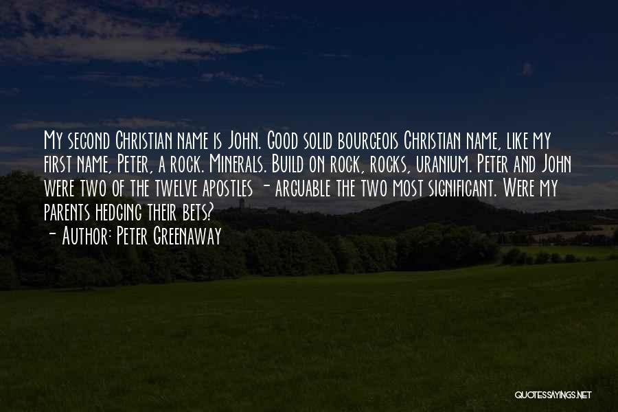 Bourgeois Quotes By Peter Greenaway