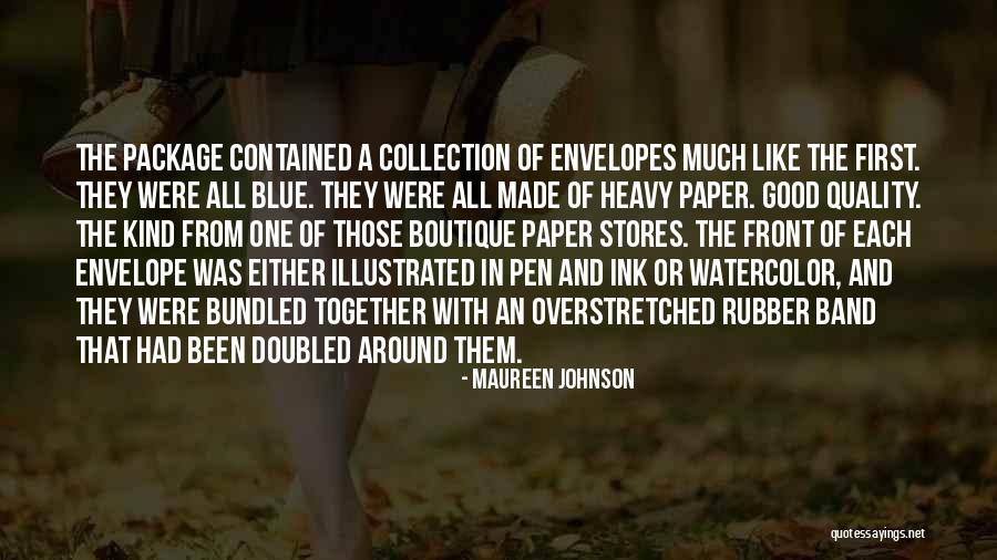 Boutique Quotes By Maureen Johnson