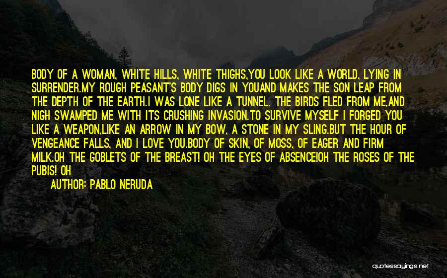 Bow And Arrow Quotes By Pablo Neruda