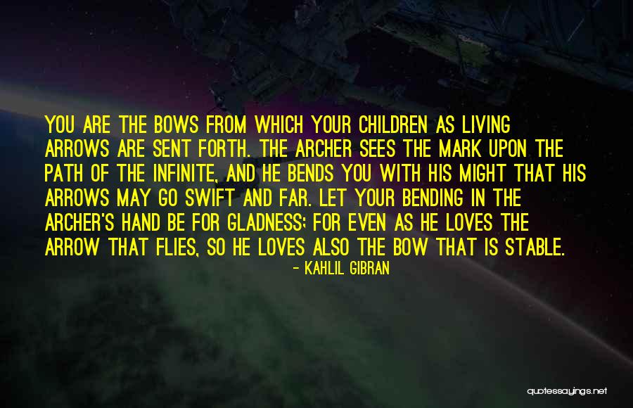 Bow And Arrows Quotes By Kahlil Gibran Bow And Arrows Quotes By Kahlil Gibran