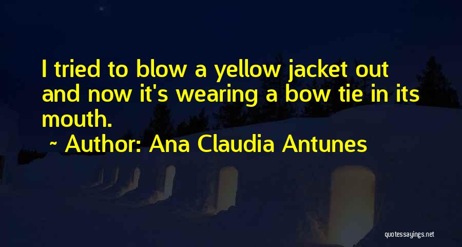 Bow Tie Quotes By Ana Claudia Antunes