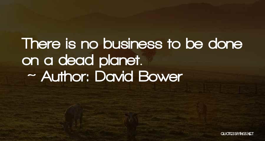 Bower Quotes By David Bower