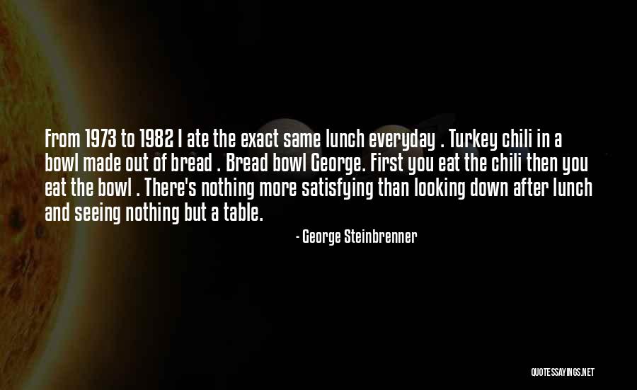 Bowl Of Chili Quotes By George Steinbrenner