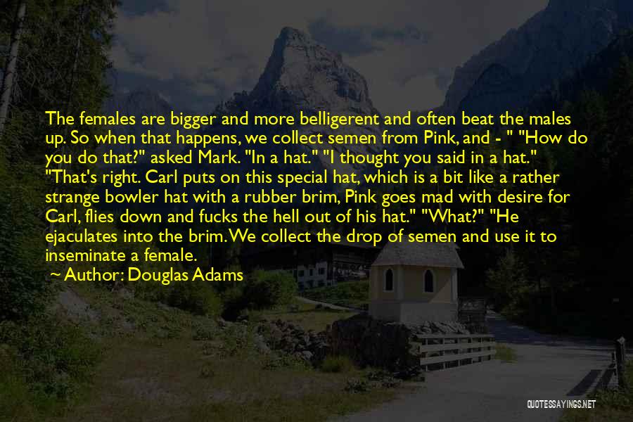 Bowler Hat Quotes By Douglas Adams