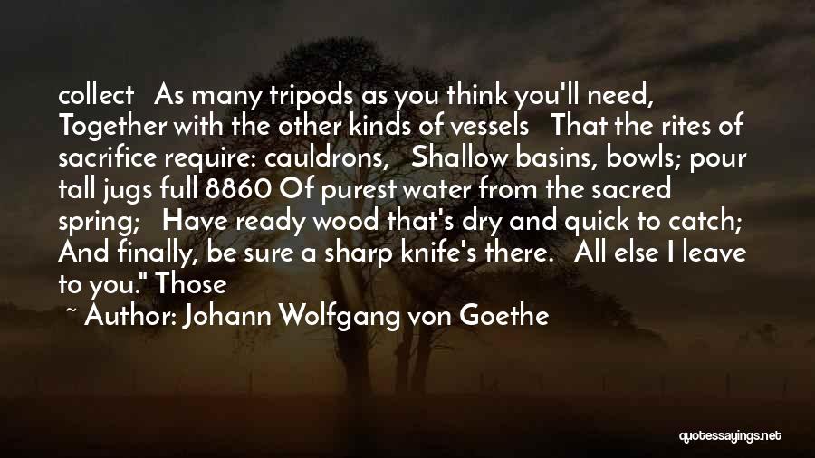 Bowls Quotes By Johann Wolfgang Von Goethe