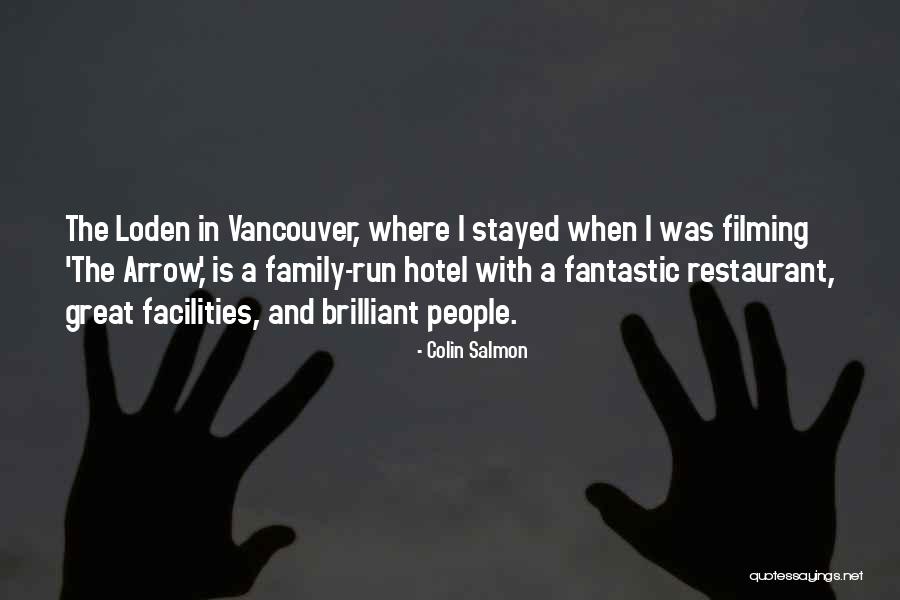 Bowmer Sands Quotes By Colin Salmon Bowmer Sands Quotes By Colin Salmon