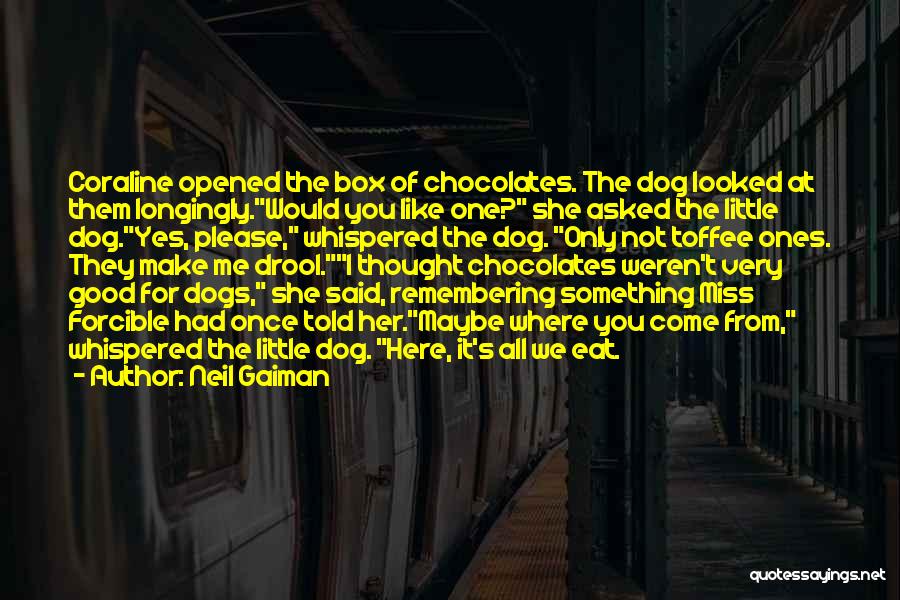 Box Of Chocolates Quotes By Neil Gaiman