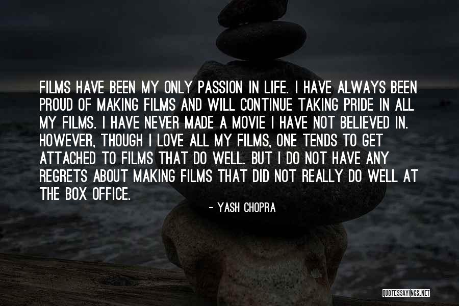 Box Office Movie Quotes By Yash Chopra