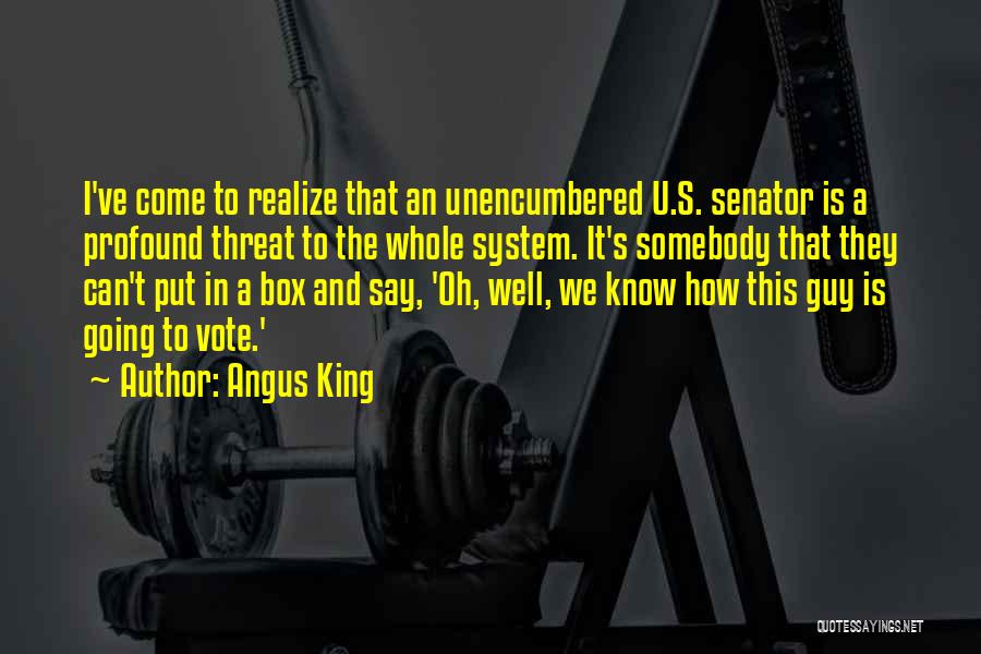 Box Quotes By Angus King