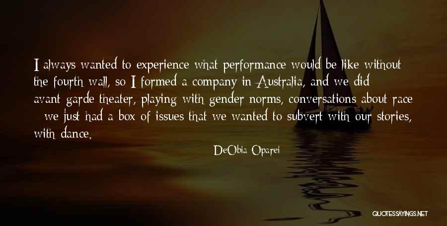 Box Wall Quotes By DeObia Oparei Box Wall Quotes By DeObia Oparei