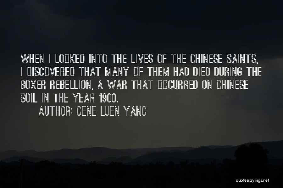 Boxer Rebellion Quotes By Gene Luen Yang