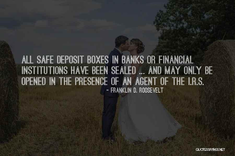 Boxes Quotes By Franklin D. Roosevelt Boxes Quotes By Franklin D. Roosevelt