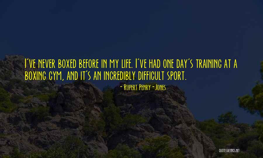 Boxing Gym Quotes By Rupert Penry-Jones Boxing Gym Quotes By Rupert Penry-Jones