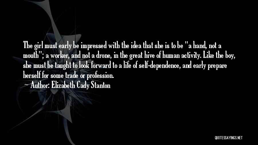 Boy And Girl Life Quotes By Elizabeth Cady Stanton