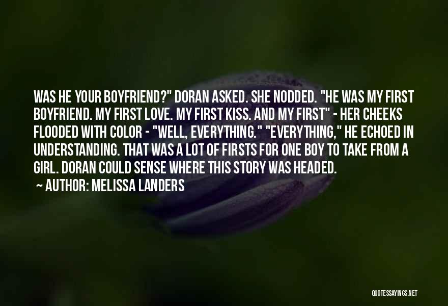Boy And Girl Story Quotes By Melissa Landers