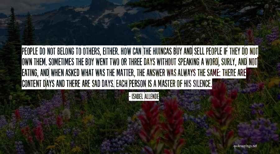 Boy And Nature Quotes By Isabel Allende