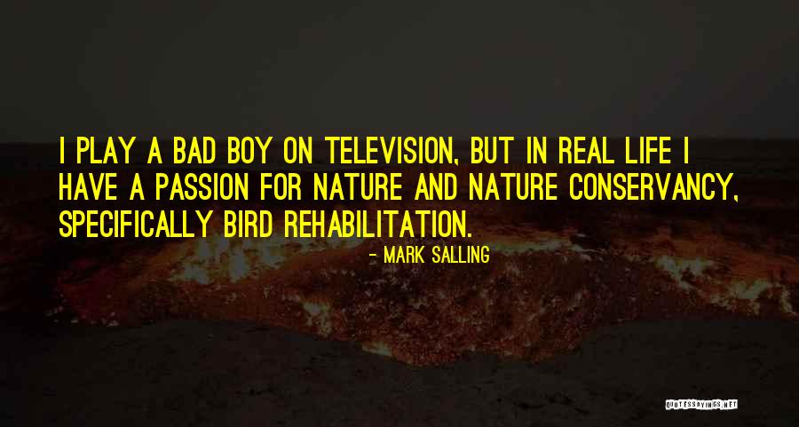 Boy And Nature Quotes By Mark Salling Boy And Nature Quotes By Mark Salling