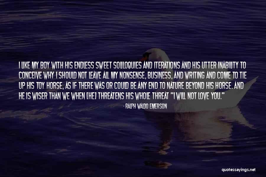 Boy And Nature Quotes By Ralph Waldo Emerson Boy And Nature Quotes By Ralph Waldo Emerson