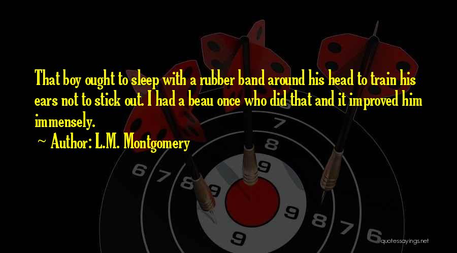 Boy Band Quotes By L.M. Montgomery