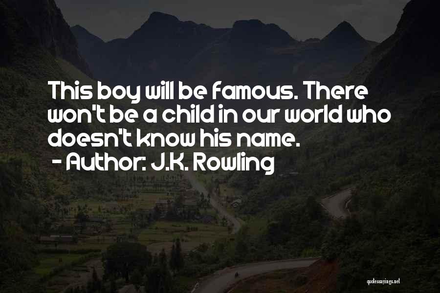 Boy Child Quotes By J.K. Rowling