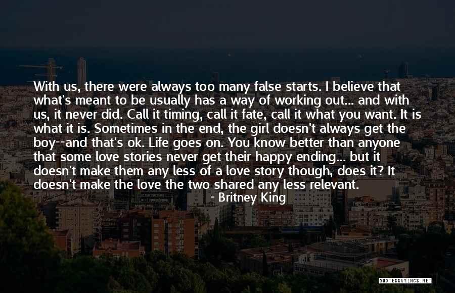 Boy Girl Love Story Quotes By Britney King Boy Girl Love Story Quotes By Britney King