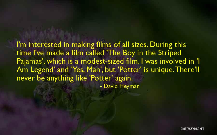 Boy In Striped Pajamas Quotes By David Heyman Boy In Striped Pajamas Quotes By David Heyman