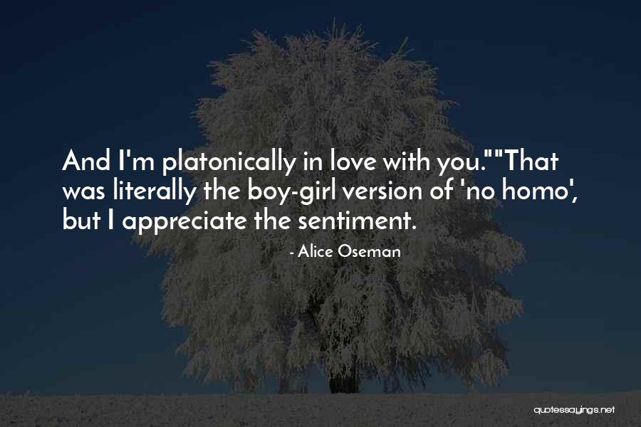 Boy Love Quotes By Alice Oseman