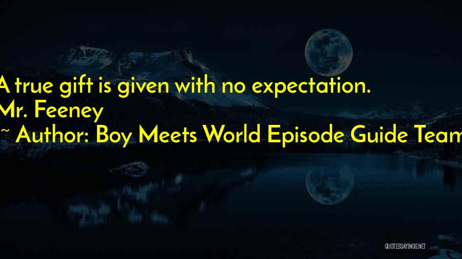 Boy Meets World Episode Guide Team Quotes 910324
