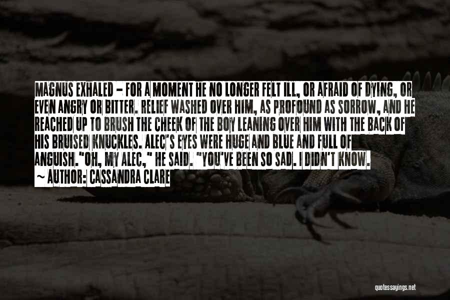 Boy Sad Quotes By Cassandra Clare