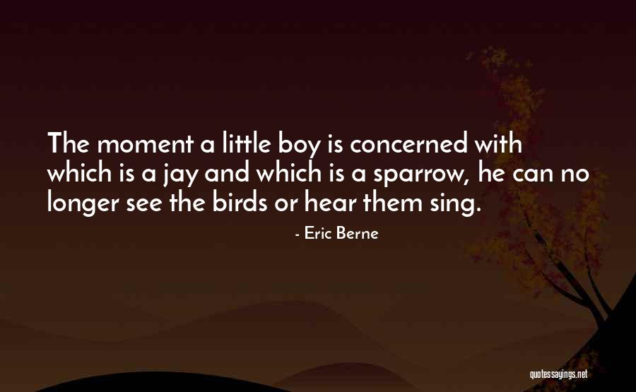 Boy Sing Quotes By Eric Berne