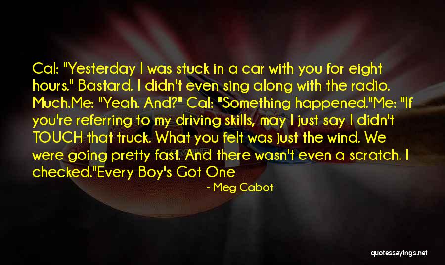 Boy Sing Quotes By Meg Cabot