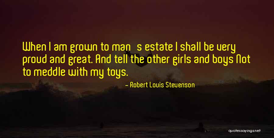 Boy Toys Quotes By Robert Louis Stevenson