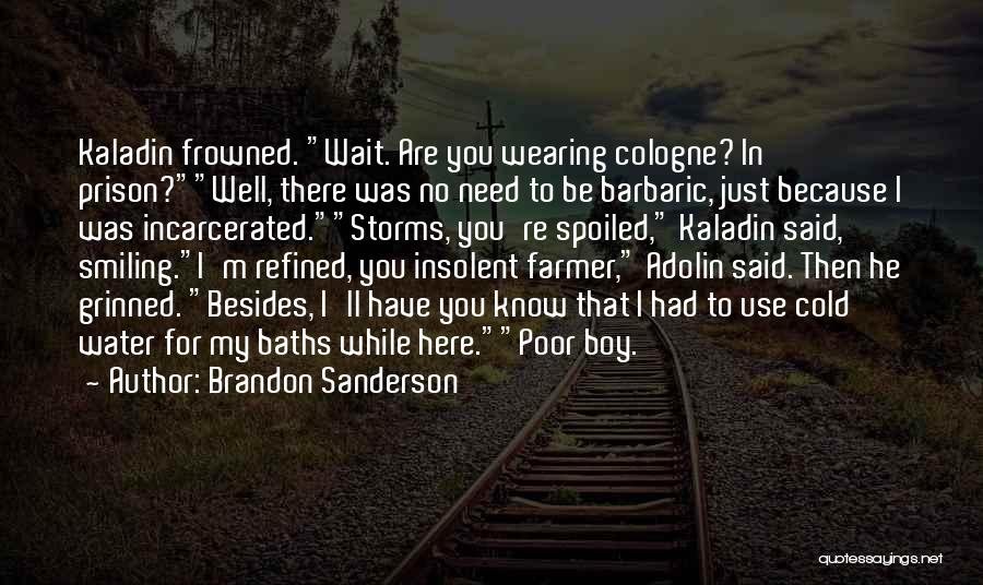 Boy You Got Me Smiling Quotes By Brandon Sanderson