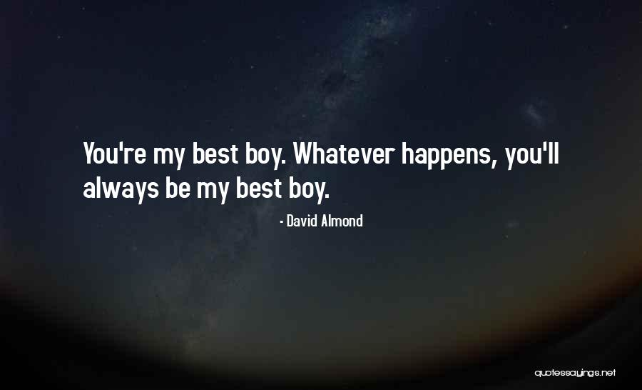 Boy You Love Quotes By David Almond