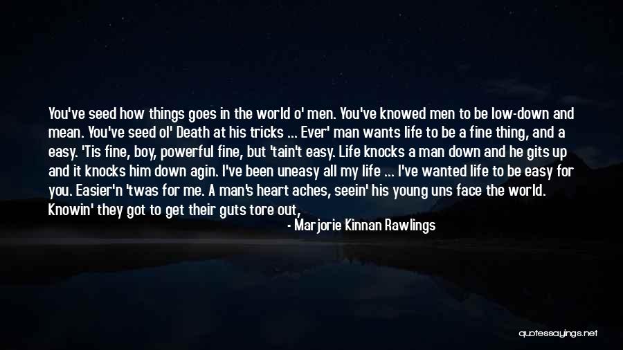 Boy You're My World Quotes By Marjorie Kinnan Rawlings