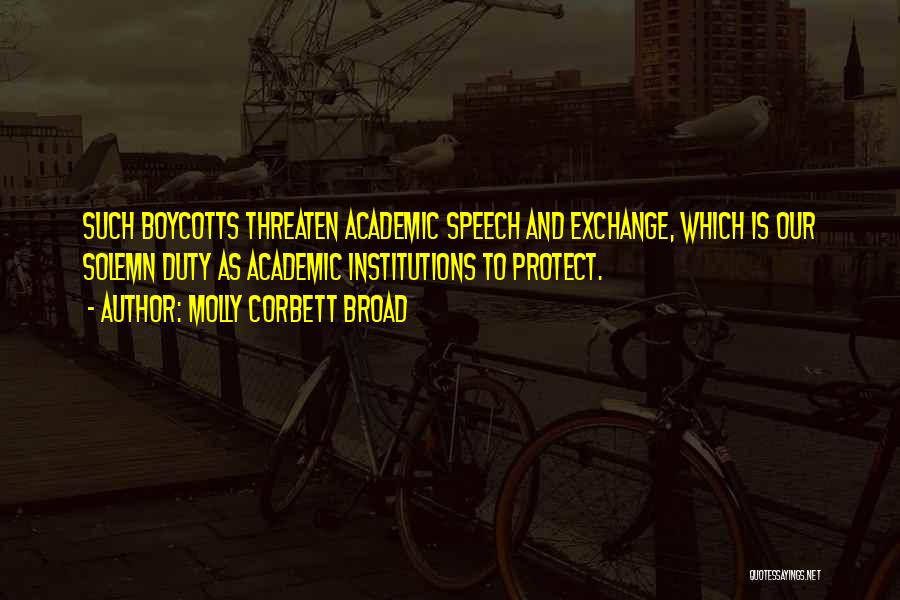 Boycotts Quotes By Molly Corbett Broad