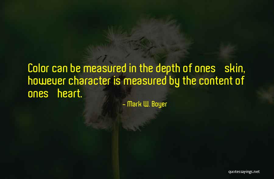 Boyer Quotes By Mark W. Boyer