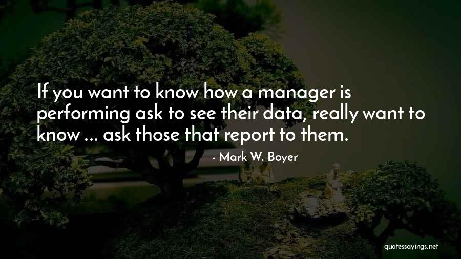 Boyer Quotes By Mark W. Boyer