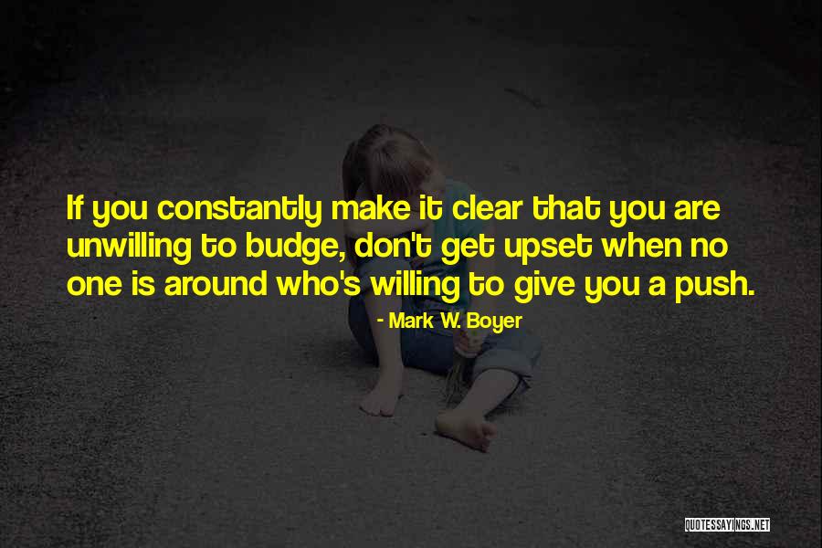 Boyer Quotes By Mark W. Boyer