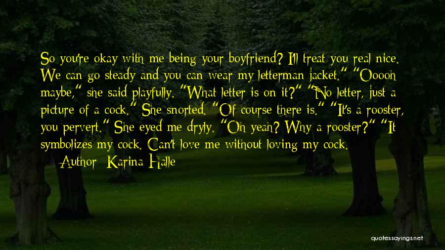 Boyfriend Being There For You Quotes By Karina Halle