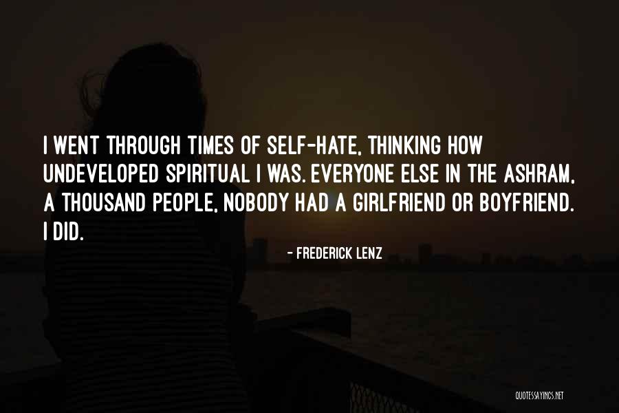 Boyfriend Girlfriend Quotes By Frederick Lenz