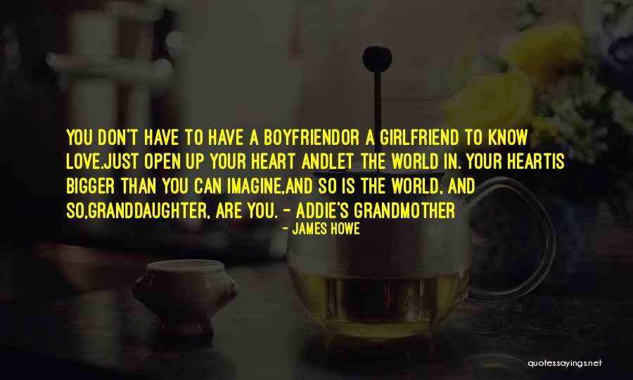 Boyfriend Girlfriend Quotes By James Howe