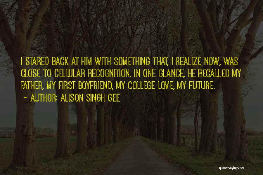 Boyfriend Going To College Quotes By Alison Singh Gee